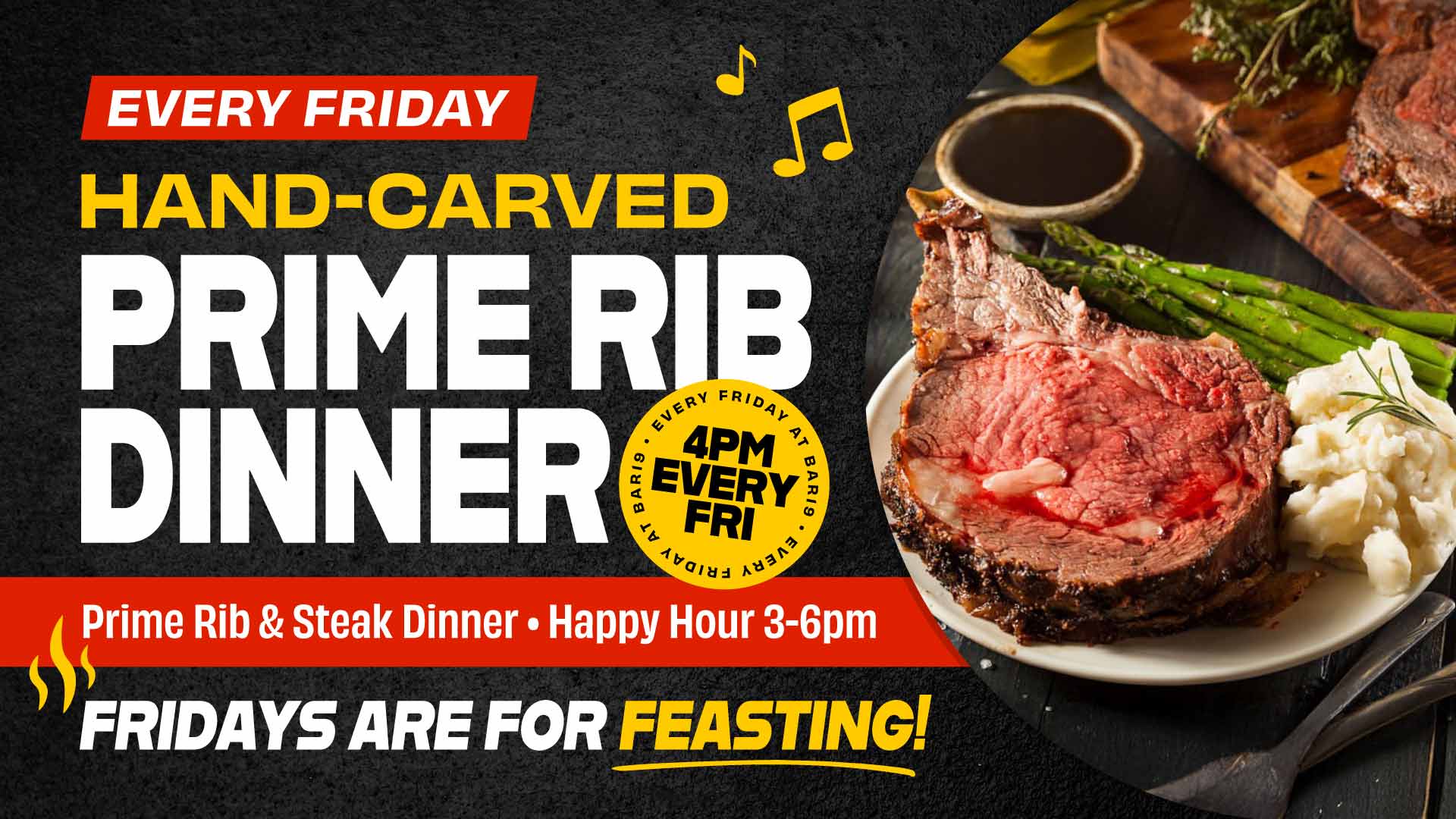 Prime Rib Dinner - Every Friday 1 PW810 Prime Rib Fridays 1920x1080 07